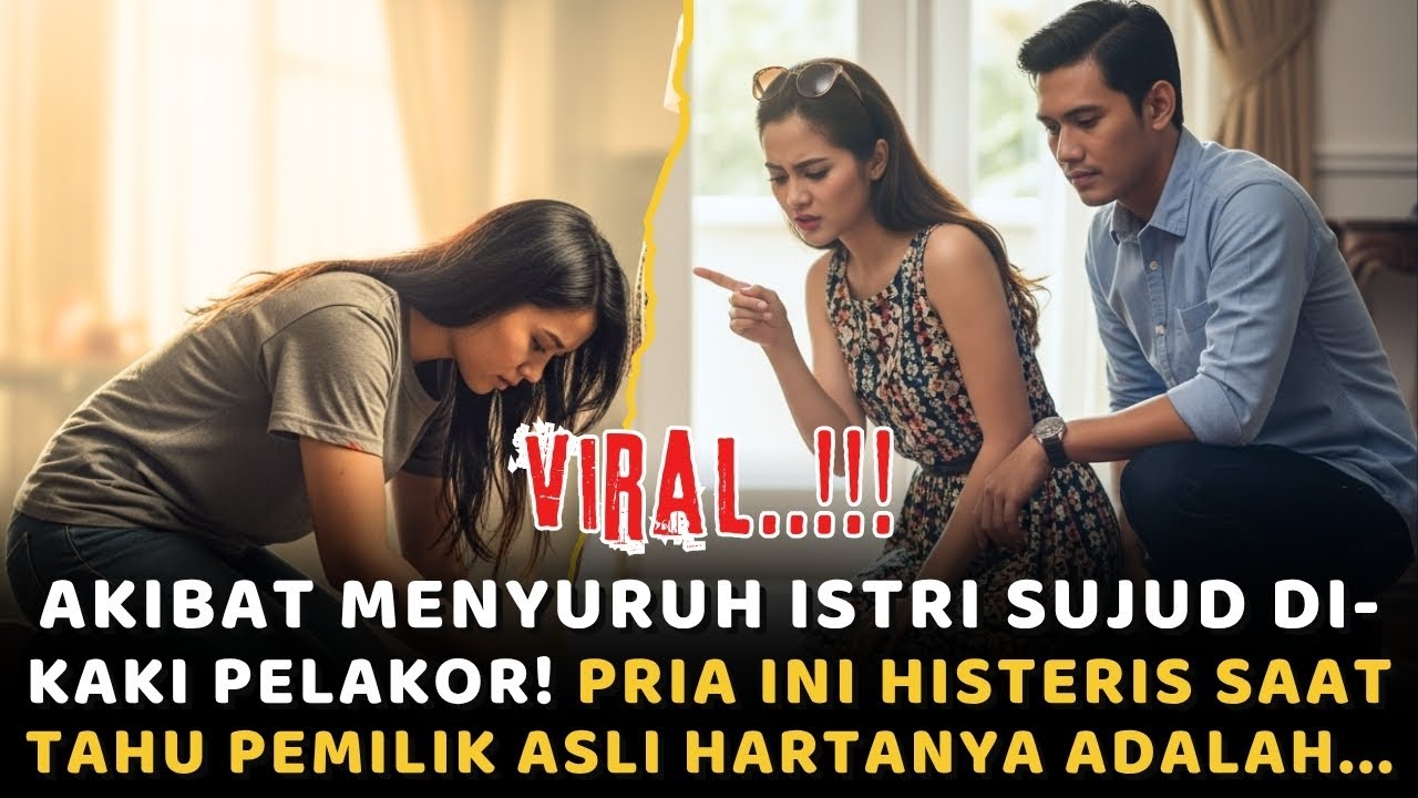 AKIBAT MENYURUH ISTRI SUJUD DI KAKI PELAKOR! Pria Ini Histeris Saat Tahu Siapa Pemilik Asli Hartanya