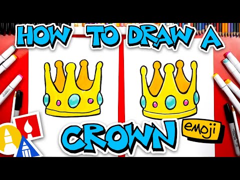 Video: How To Draw A Crown