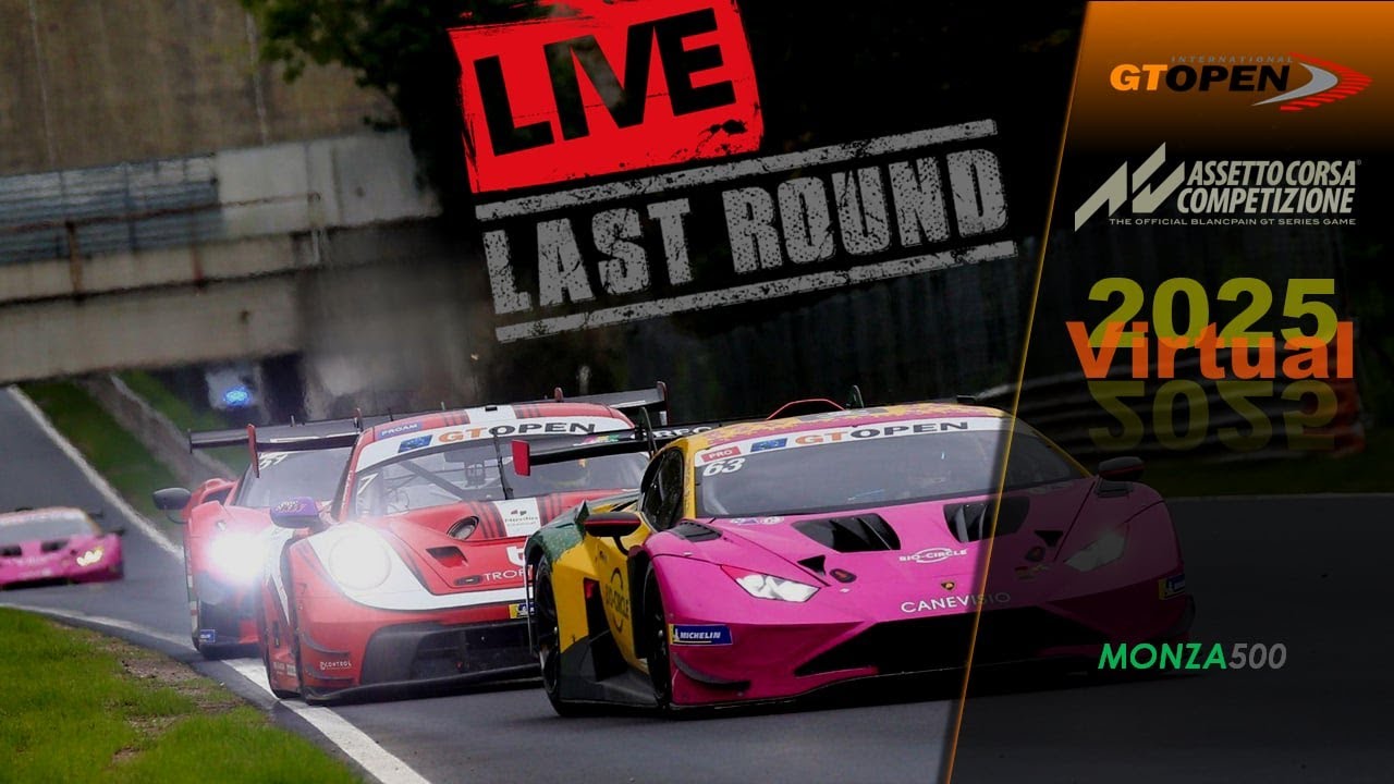 ACC 🟠 Virtual 2025 International GT Open - Round8 - Monza500