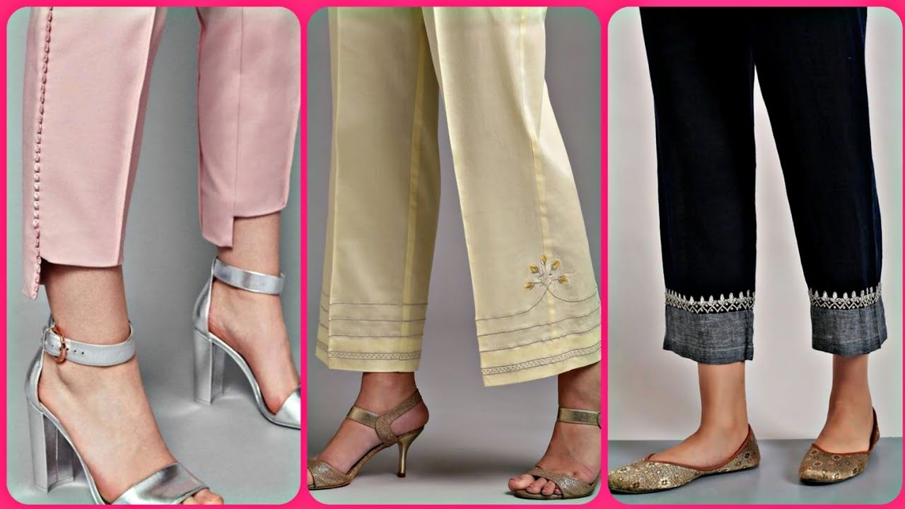 Top 40+ Trending Trouser Designs for kurtis 2020 - Trousers for girls ideas & styles