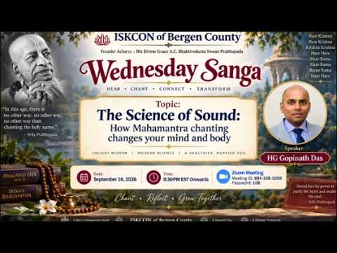 The Science of Sound: How Mahamantra chanting changes your mind and body | HG Gopinath Das