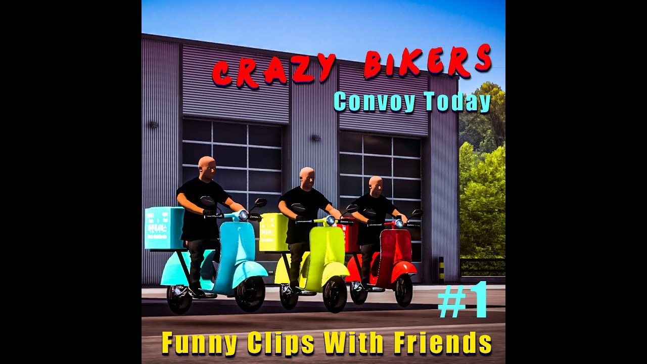 ETS2 1.44 | Basic Map | Convoy Bikers | With Friends 