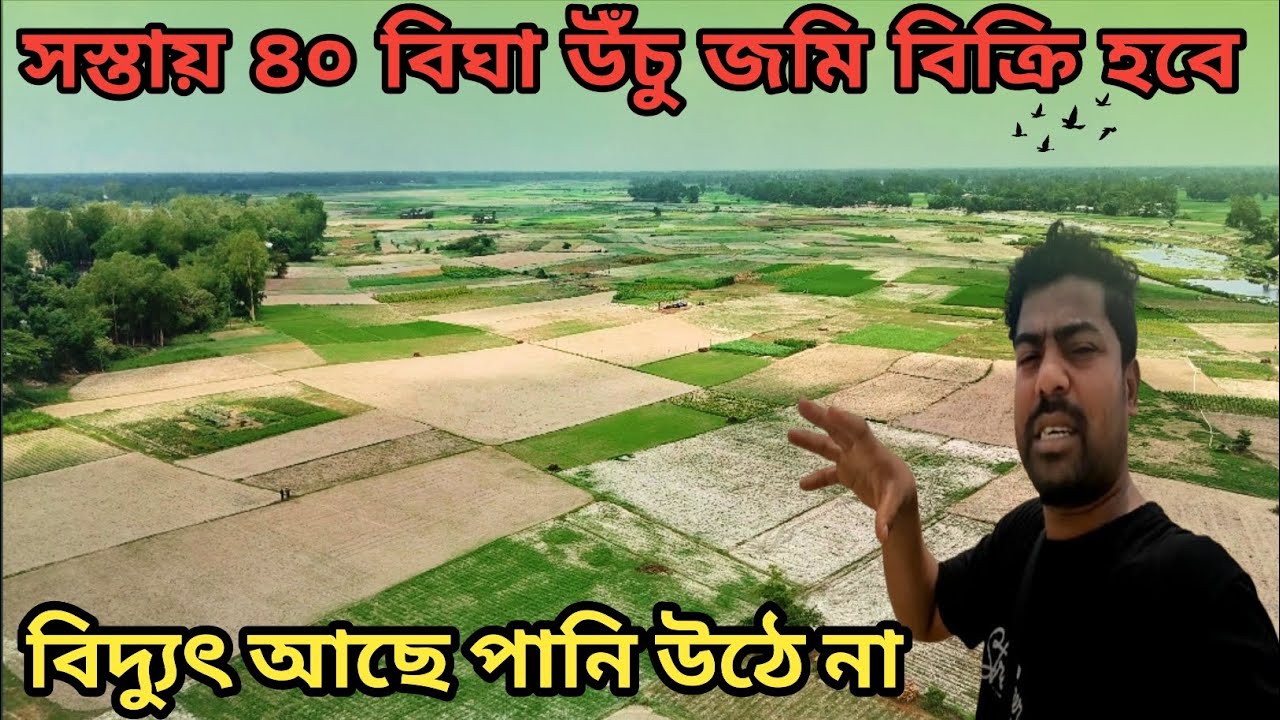 ঢাকার নিকটে ৪০ বিঘা উঁচু জমি বিক্রি হবে || বিদ্যুৎ আছে পানি উঠে না || @Mati o Manush by Ratan ||
