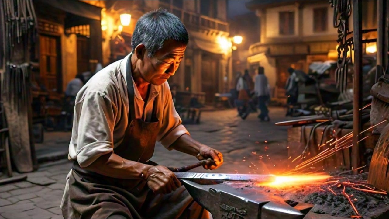 Top 10 Forging Videos of Knife, Cleaver Knife, Sword, Sickle, and Axe ...