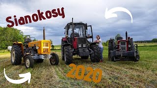 Sianokosy 2020 polska moc z ruskiem w akcji  URSUS C360&Sipma  dziewczyny na traktory 