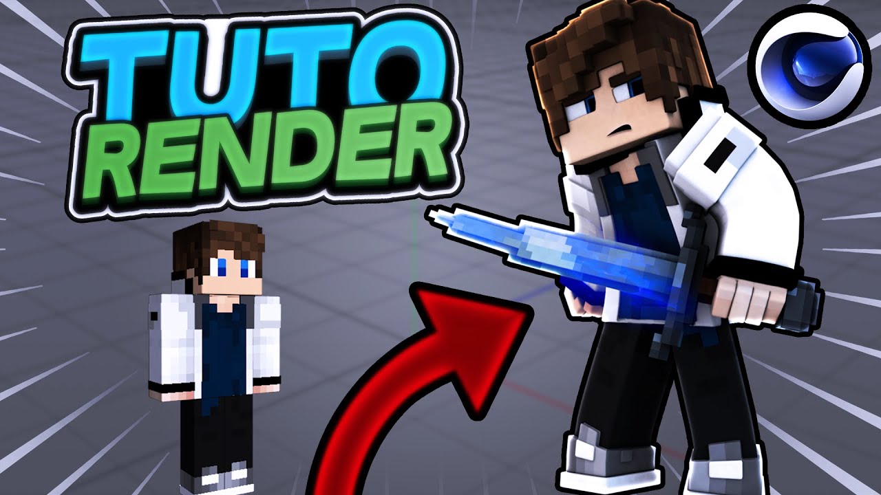 TUTO COMMENT EXTRUDE UN SKIN MINECRAFT C4D ANISHWIJ - YouTube