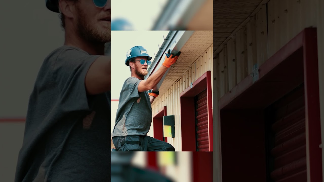 Commercial roofing project in Ottawa - watch the crew in action! 👀