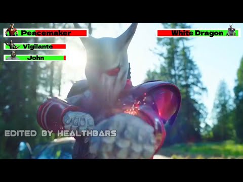 Peacemaker vs. White Dragon with healthbars (2/2)