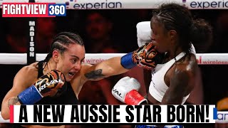 Cherneka Johnson BRUTALIZES Shurretta Metcallf - 1st AUS Women's UNDISPUTED! Early Ref Stoppage