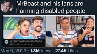 Twitter is mad at Mr Beast for treating Deafness