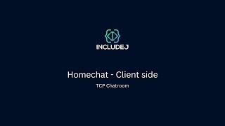 TCP Private Chat in C - Client [Homechat] Guide