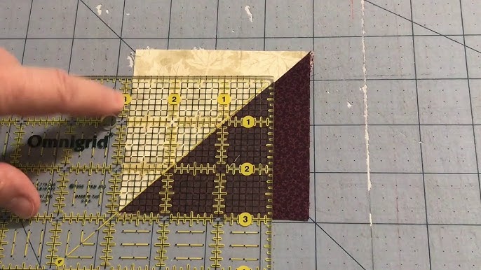 Using Bloc Loc Rulers for Perfect Half Square Triangles // Try it Tuesday —  Swim Bike Quilt