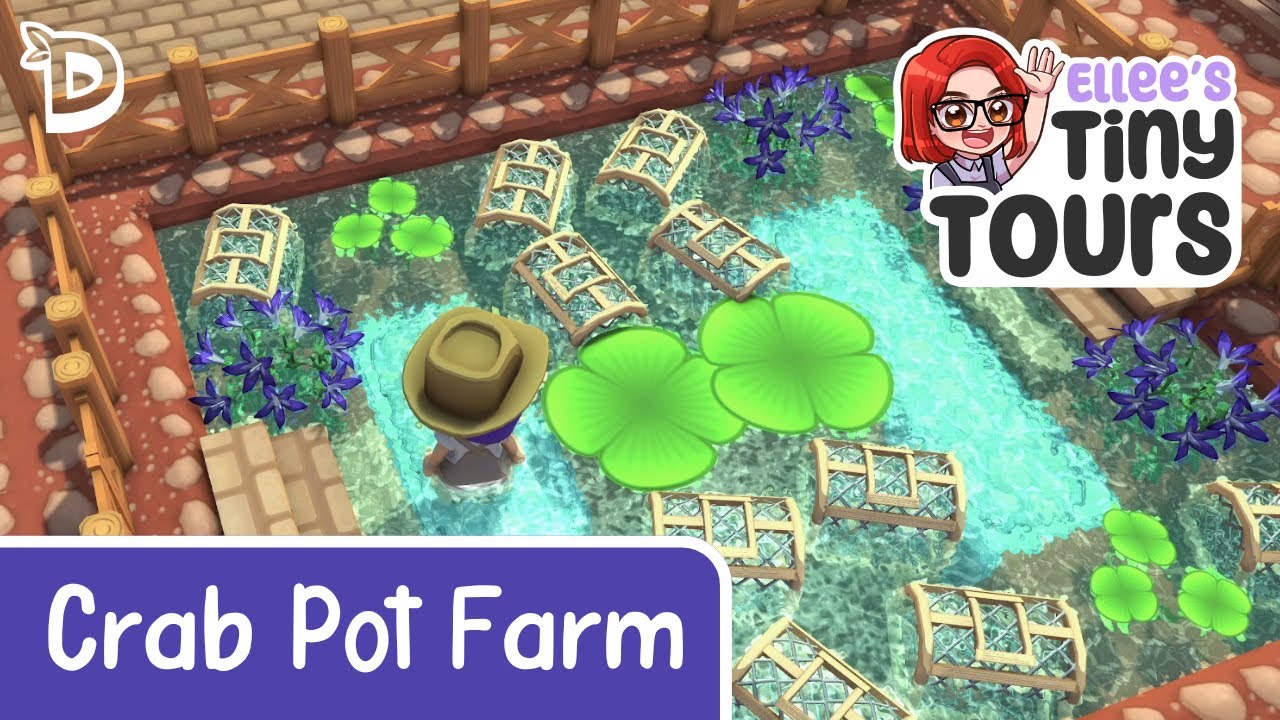 🗝️Key Harvesting Crab Pot Farm🦀 A Dinkum Tiny Tour dinkum tinytour YouTube