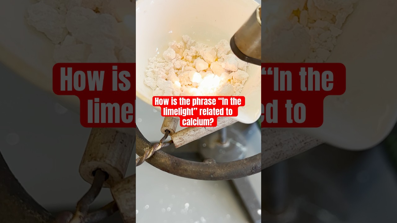 Using Elemental Calcium to Make Limelight!