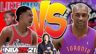 NBA 2K21 NEXT GEN CALVIN CAMBRIDGE vs VINCE CARTER!! LIKE MIKE ON 2K!