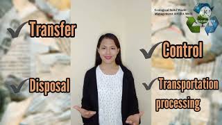 Public Announcement on Republic Act 9003 or the Ecological Solid Waste Management Act of 2000