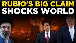 Marco Rubio LIVE: Rubio Says Iran US Conflict Over Sparks Global Reaction | US Iran War Over?