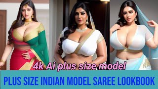 plus size model lookbook|4k Ai Art indian model lookbook#fashion#bollywood#sdxl