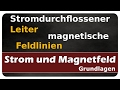 Let's Learn Stromdurchflossener Leiter - Magnetische Feldlinien