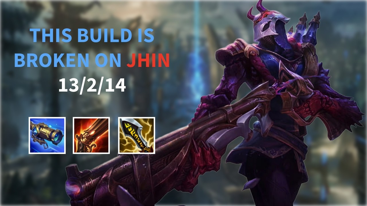 IS THIS THE MOST BROKEN JHIN BUILD? | JHIN FULL GAME