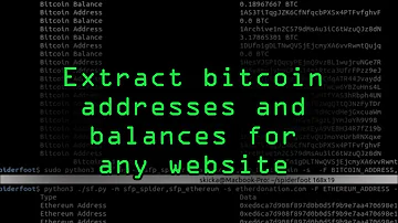 200th Episode Scraping Cryptocurrency Addresses With SpiderFoot CLI Tutorial