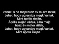 Rúzsa Magdolna - Április (dalszöveg - lyrics video)