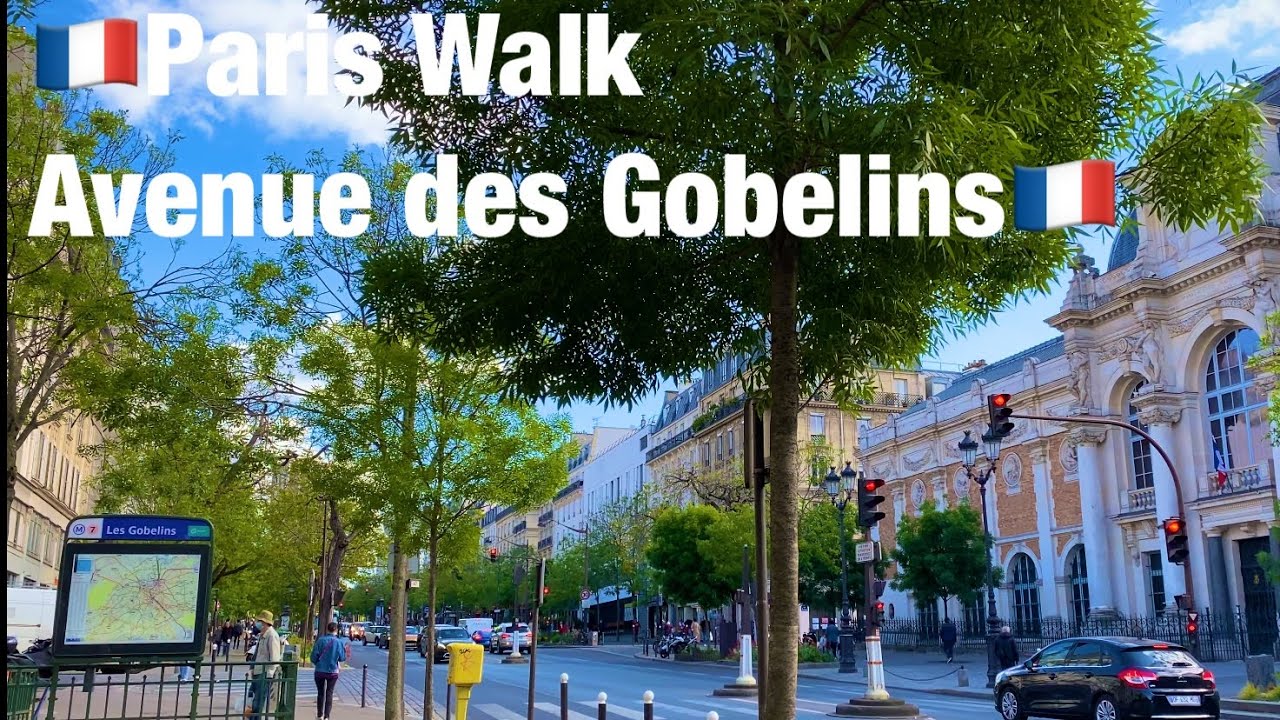🇫🇷Paris Walk     Avenue des Gobelins🇫🇷