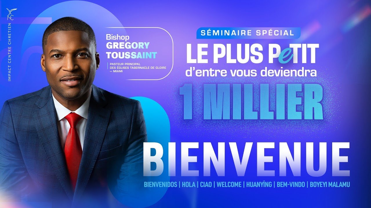 LE PLUS PETIT SERA 1 MILLIER- BISHOP GREGORY TOUSSAINT 🔂