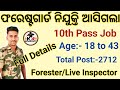 Forest Guard ନିଯୁକ୍ତି ଆସିଗଲା।।Osssc New Vacancy Full Details।।Kr Biswajit।।