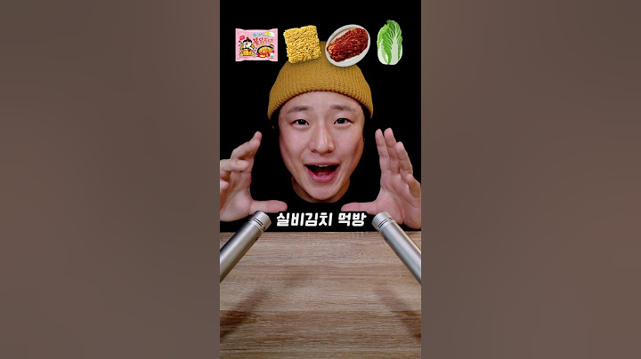 ASMR 32배 매운 실비김치 룰렛 먹방