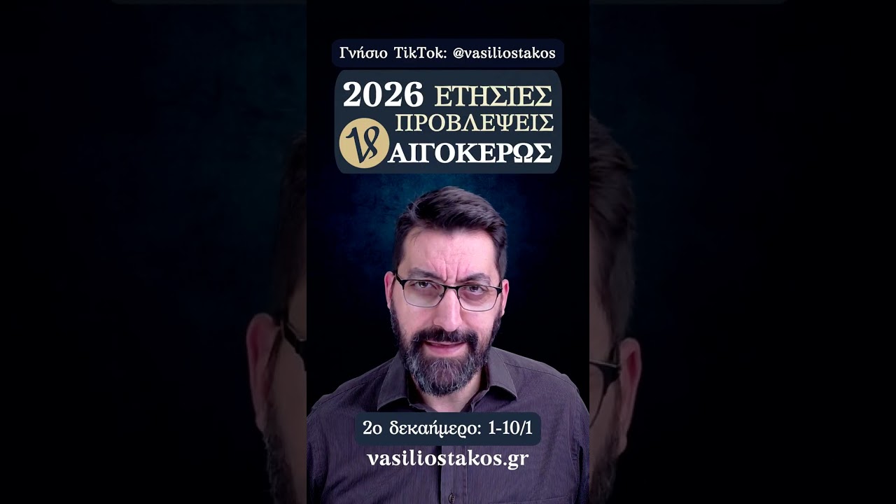2026 Αιγόκερως: Ετήσιες προβλέψεις ανά δεκαήμερο για μια χρονιά γεμάτη αλλαγές