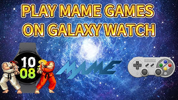 Play MAME Arcade games on Galaxy Watch 4/5/6 (Wear OS)