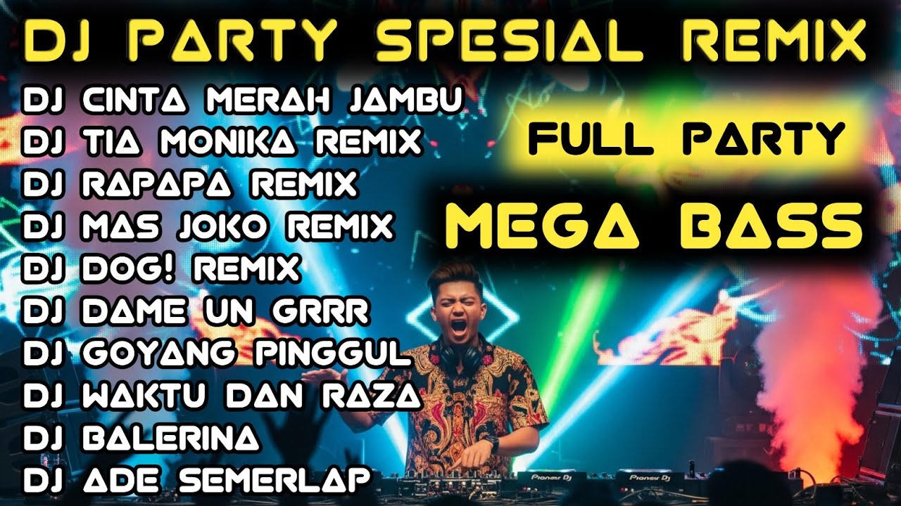 DJ PARTY SPESIAL REMIX CINTA MERAH JAMBU FULL PARTY MEGA BASS ENAK BUAT GELEG GELEN NONSTOP