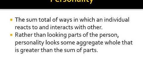 Organizational Behavior, Lecture 3, developing an ob model
