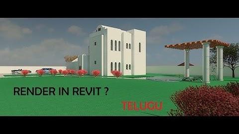 13-HOW TO DO RENDERING IN REVIT ? !! RENDER IN CLOUD !!  360 DEGREE RENDER (TELUGU)
