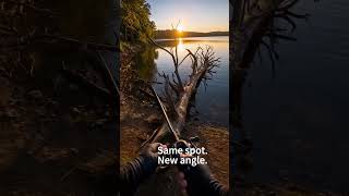 Same Spot No Bites Wrong Angle#bassfishing #fishingtips #bankfishing #readthewater #outdoors
