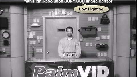 PalmVID Black & White Video Camera with High Resolution Sony CCD Image Sensor Sample Video