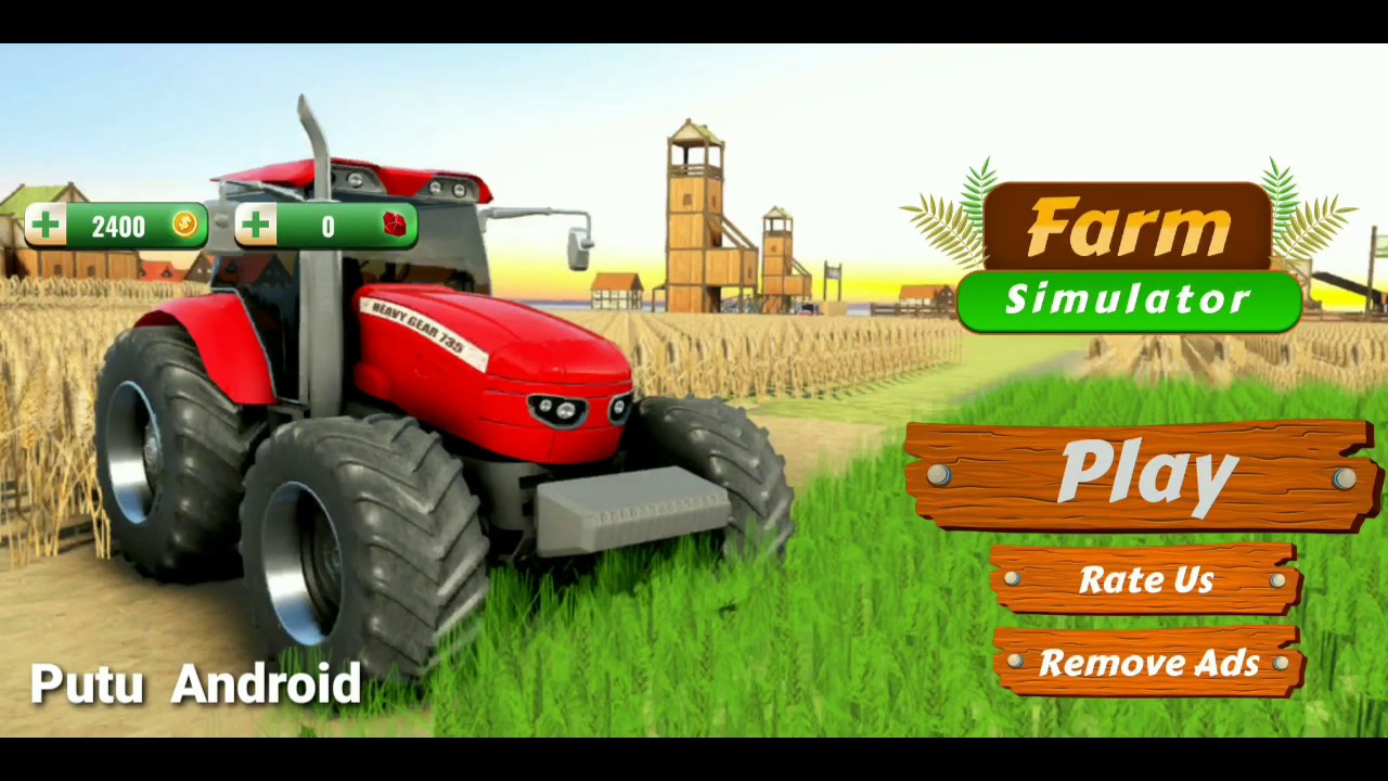 Real Tractor Drive Simulator New Tractor Games Mobil 