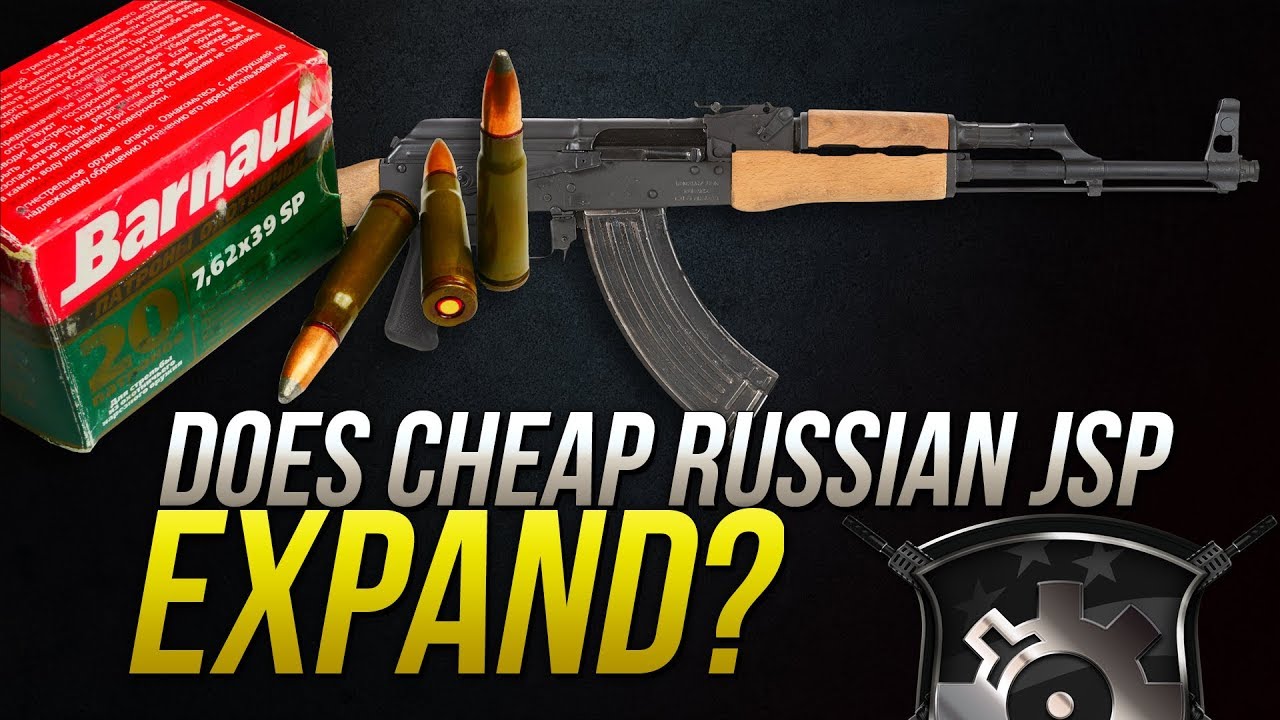 Does Cheap Russian JSP Expand? 7.62x39mm Barnaul 125gr Soft Point Gel ...