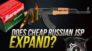 Does Cheap Russian JSP Expand? 7.62x39mm Barnaul 125gr Soft Point Gel Test screenshot 3