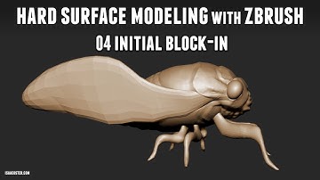 Hard Surface Modeling with Zbrush Part 02 - 04 Initial Block-In