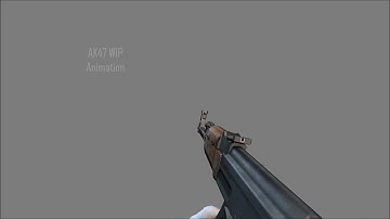 WIP Animation AK47 Shoot and Reload