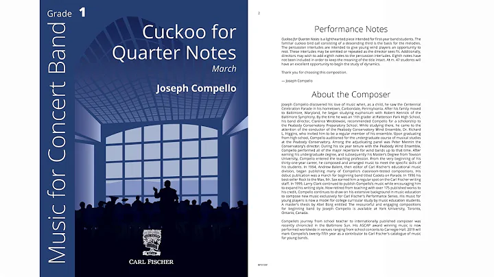 Cuckoo for Quarter Notes - March (BPS135) by Josep...