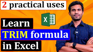 TRIM Formula in Excel