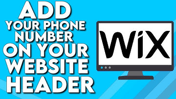 How To Add Phone Number on Your Website Header on Wix