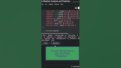 Realtime weersvoorspelling voor de komende uren met Python en AI | OpenWeatherMapAPI #machinelear...
