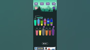 water sort puzzle level 73. #games #watersortcolorpuzzlelevel73 #puzzle #gameplay #gaming