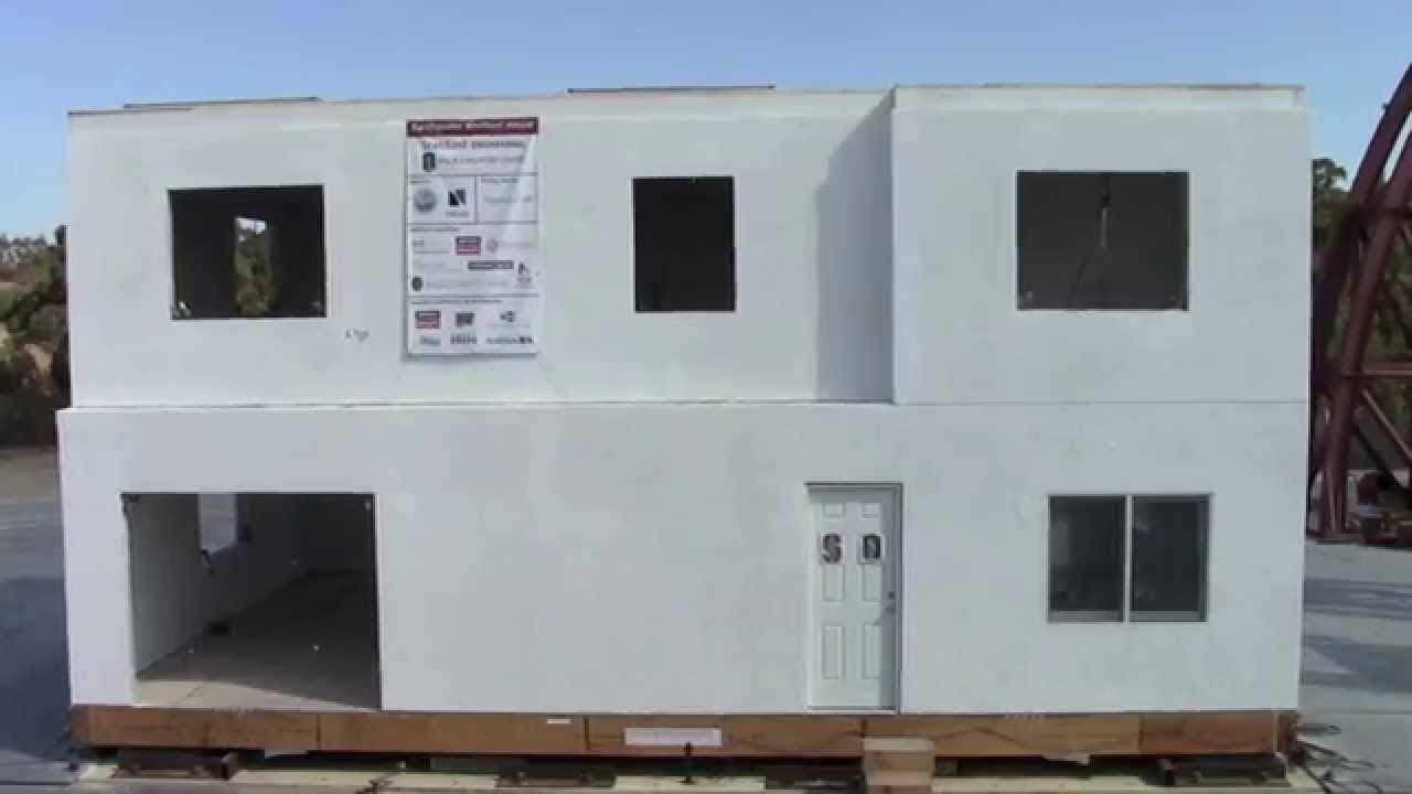 Stanford Engineers Build An Earthquake Resistant House YouTube