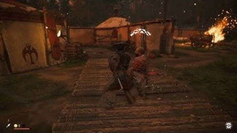 Ghost of Tsushima - Burn Down Logging Base  - PS4