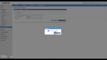 iPECS Cloud - How to set up iPECS Cloud audio conference bridge